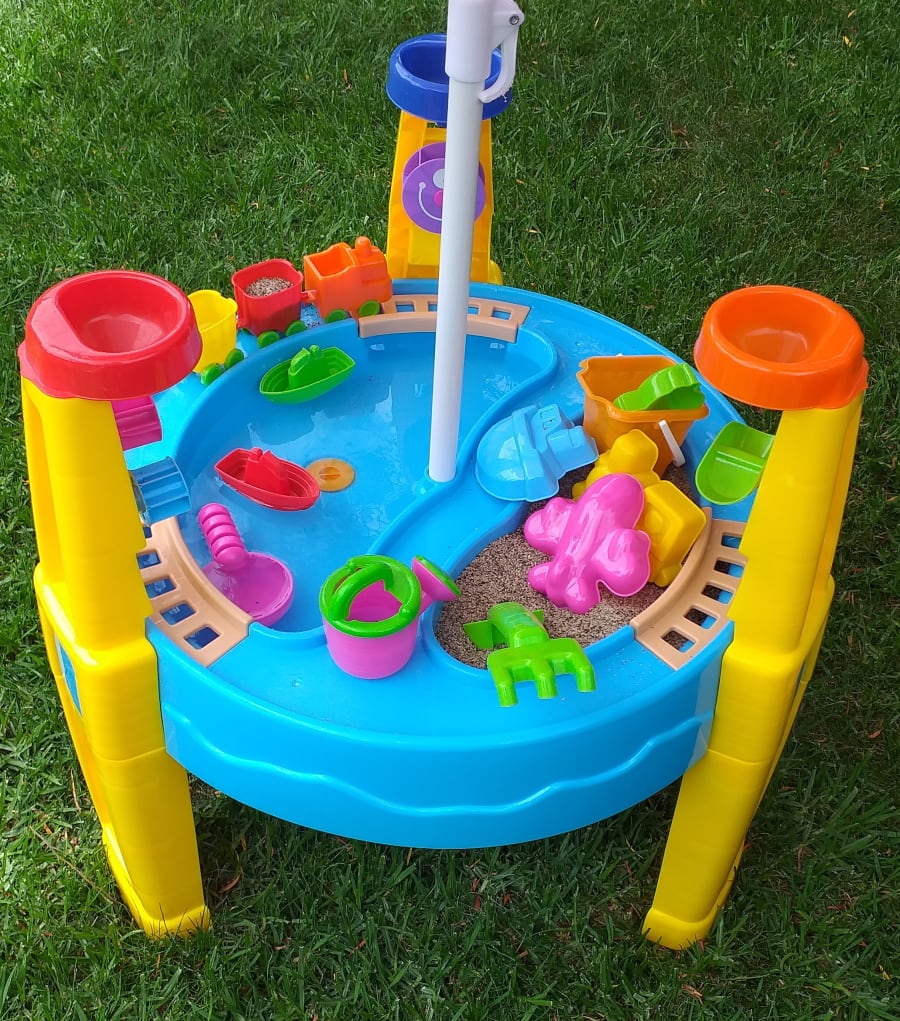 outdoor water activity table