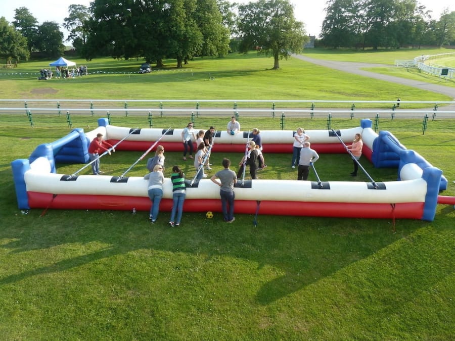 30ft by 19ft Inflatable Volleyball Court and football stadium - Bouncy  Castle Hire in Weymouth & Dorset