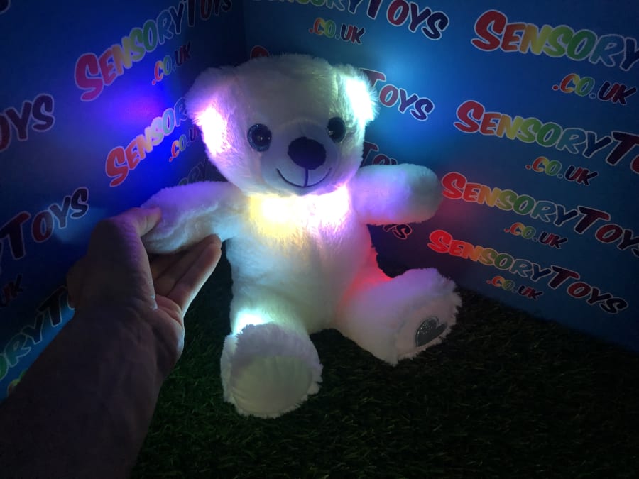 Light up shop soft toy