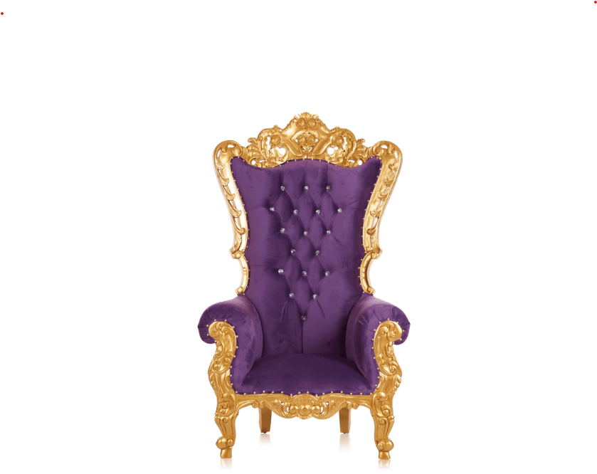 Velvet King & Queen Chairs