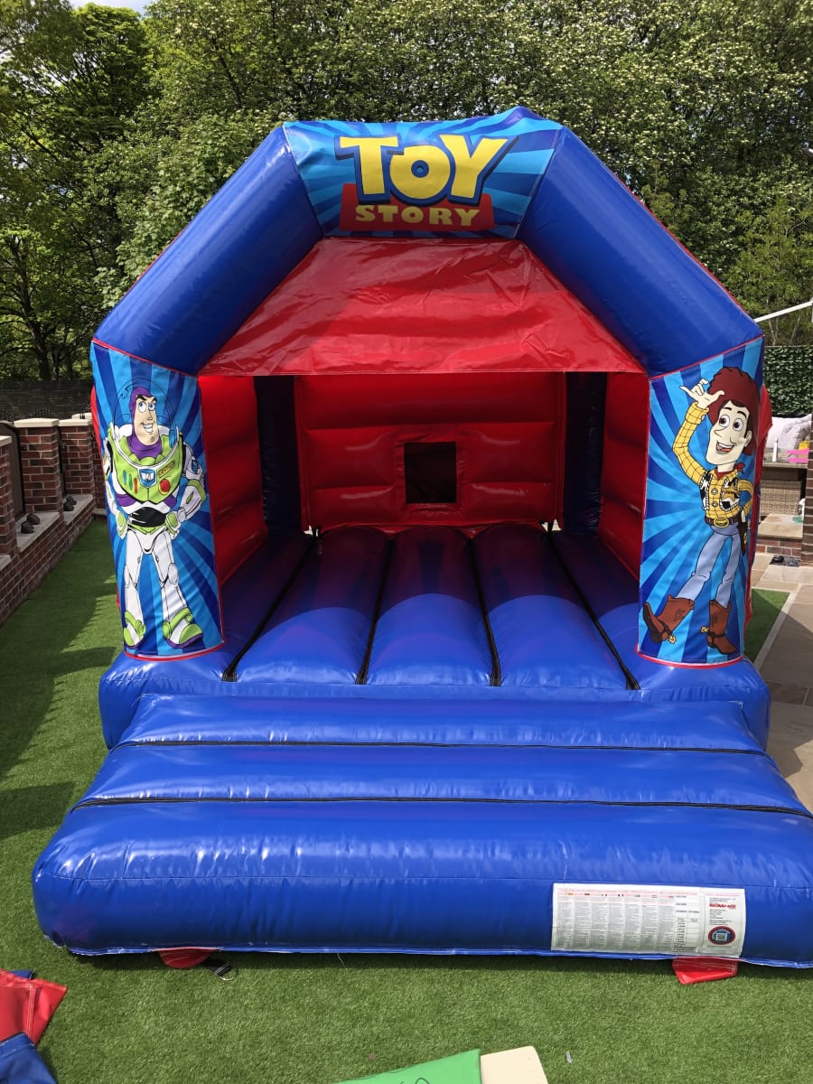 Toy sales bouncy castle