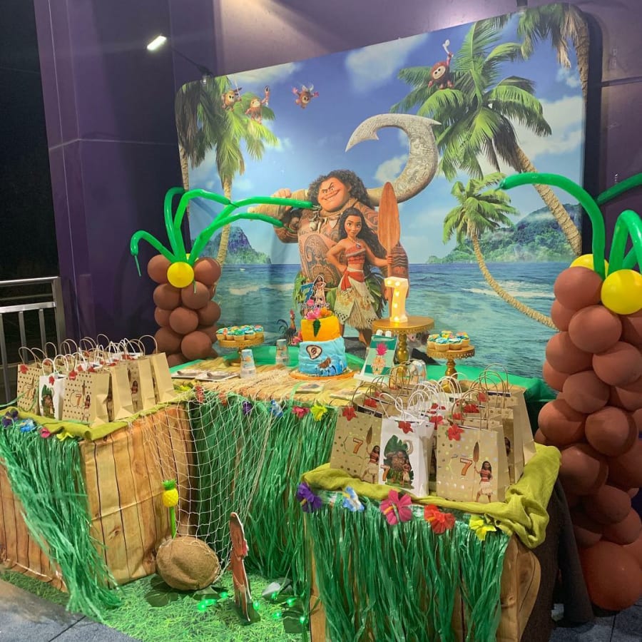 8ft x 8ft Moana Backdrop - Bouncy Castle & Party Rentals in