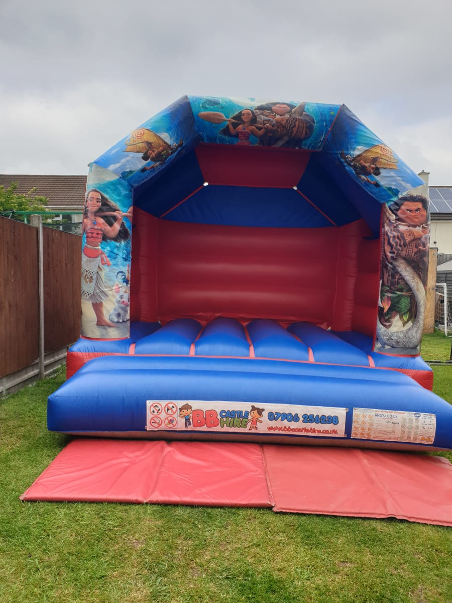 Moana Bouncy Castle Hire Leicester Castle Hire Hinckley