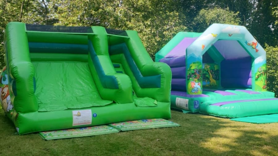 Jungle Bouncy Castle and Slide Party Package - Bouncy Castle, Disco Dome, Soft  Play, Slides, Sumo Hire in Grays Brentwood Romford Hornchurch Upminster  Dagenham Essex