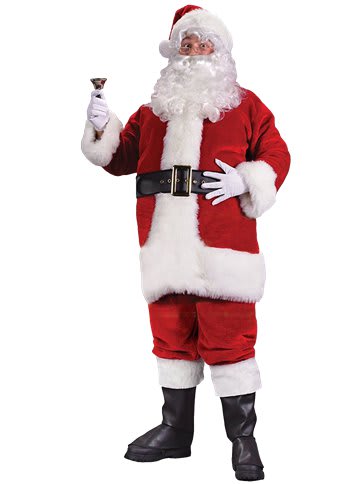 Santa claus outfit on sale rental