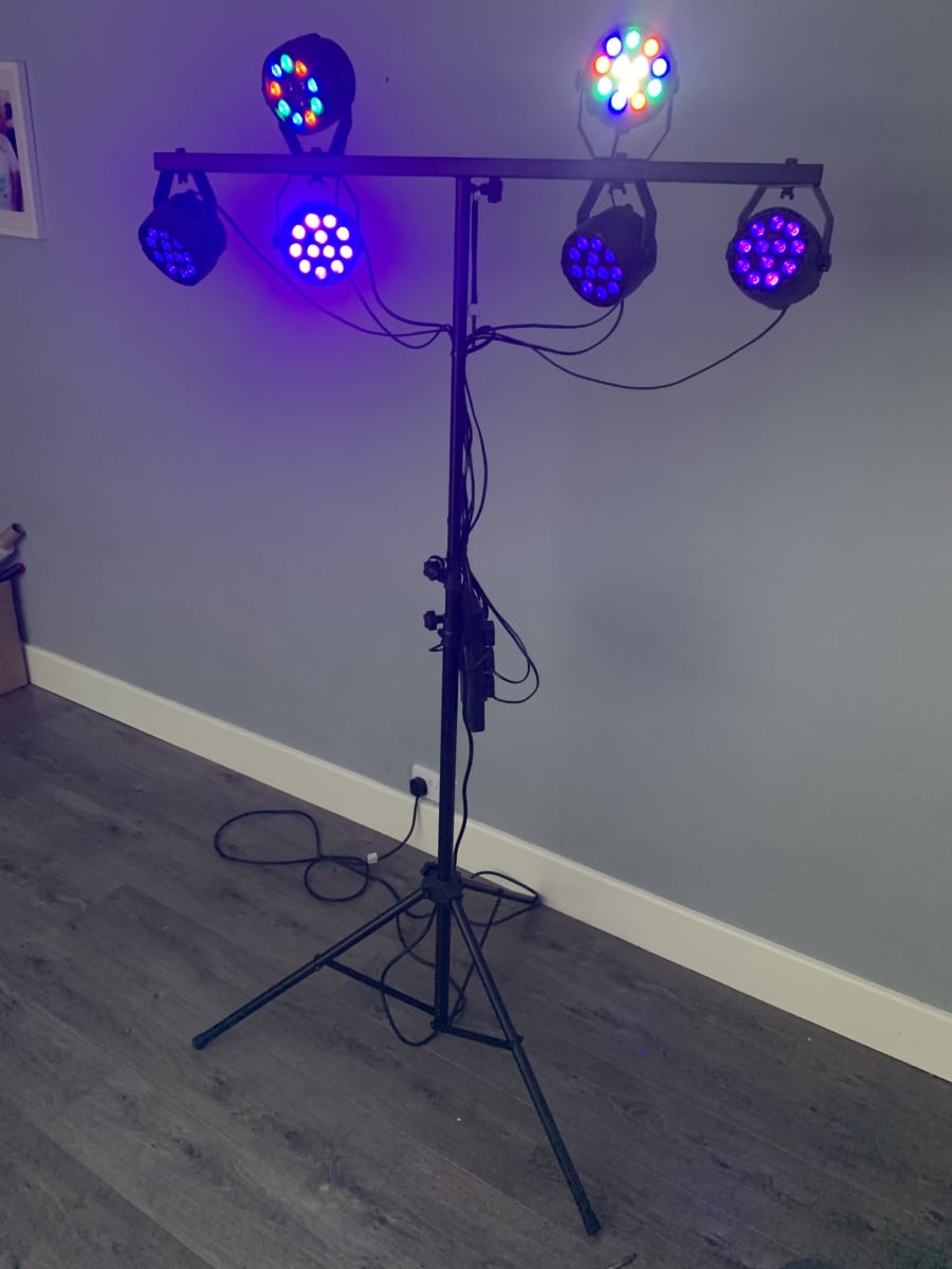 Disco deals lights stand