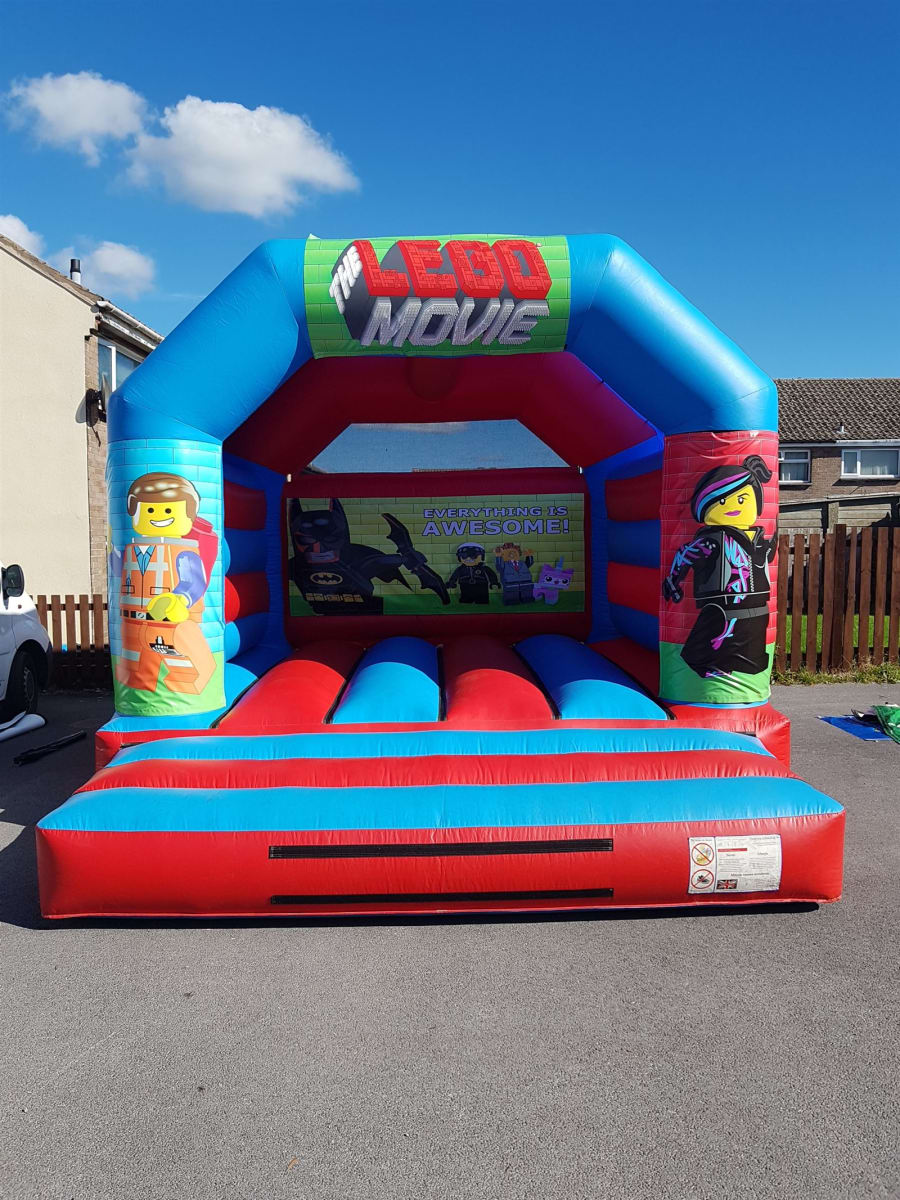 Lego Moive Bouncy Castle Hire Sheffield Rotherham