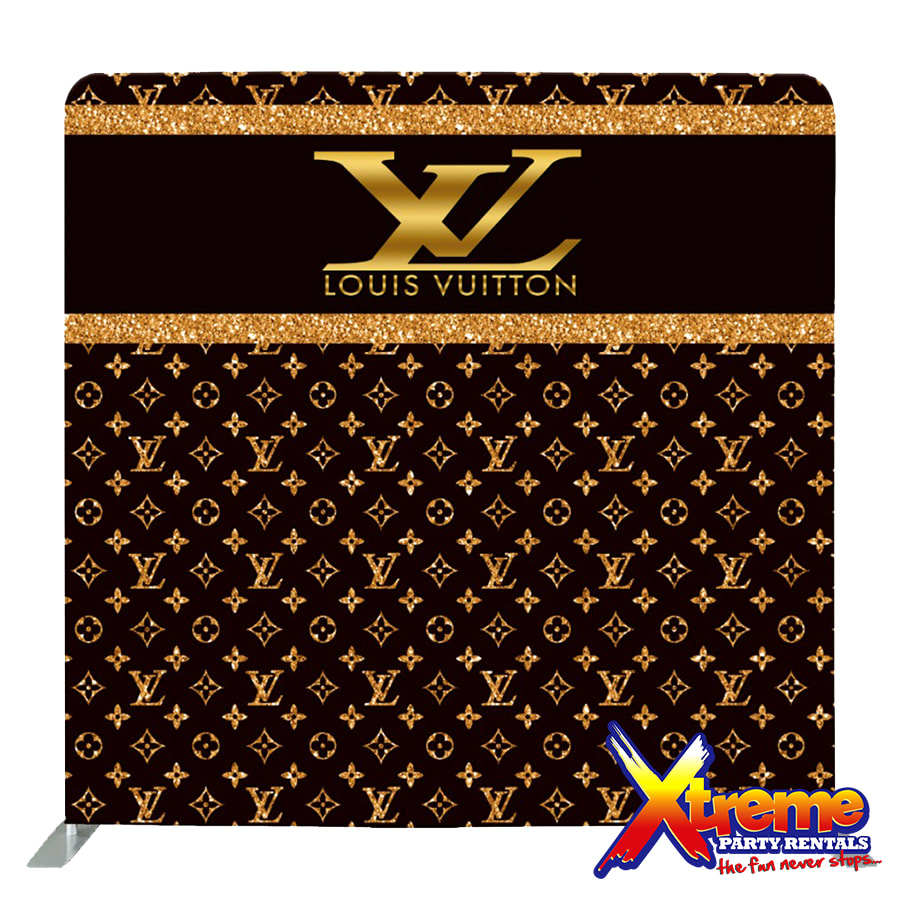 8ft x 8ft LV Backdrop - Bouncy Castle & Party Rentals in