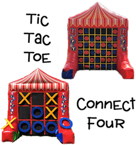 Inflatable Tic-Tac-Toe and Connect Four