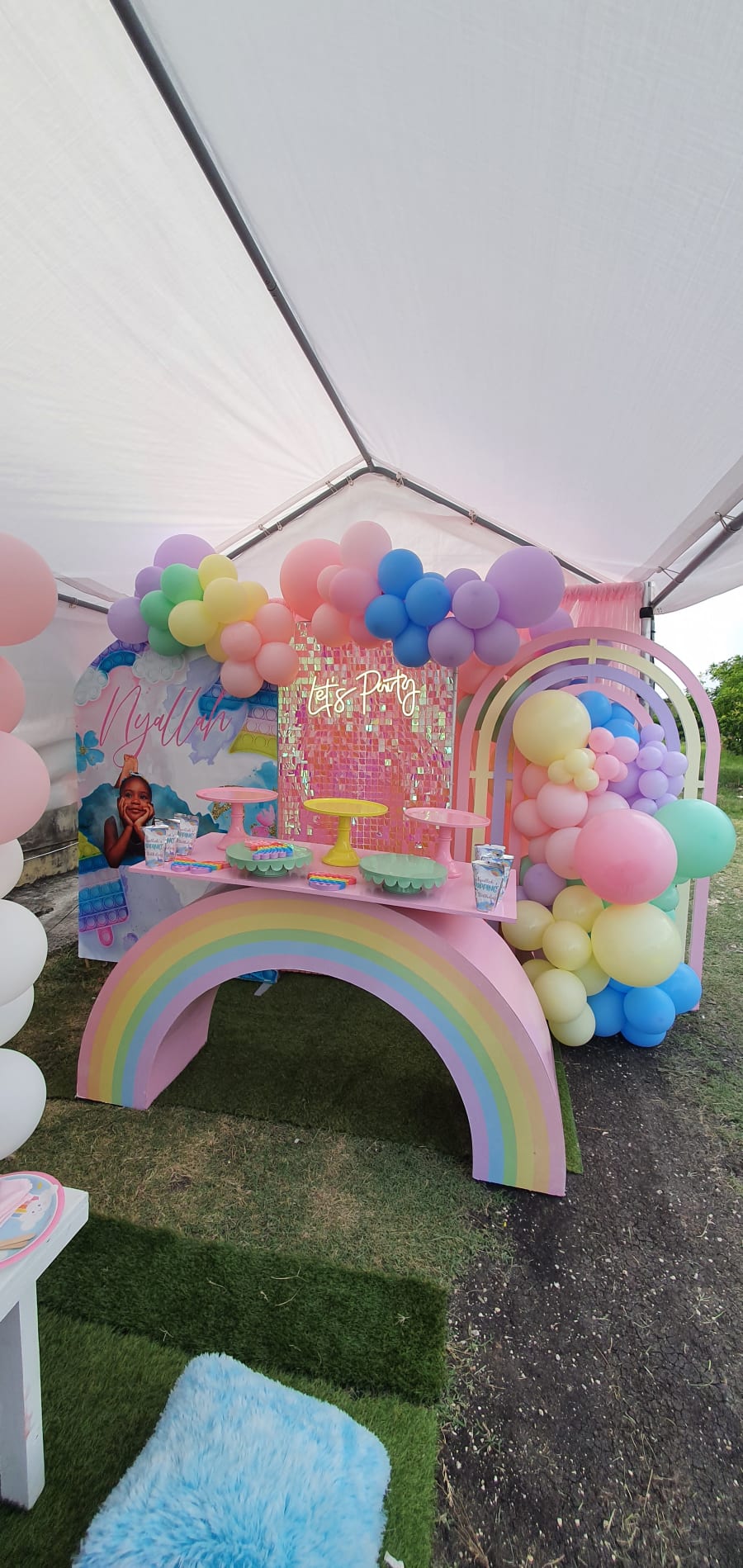 1ft x 1ft Air Sequin Panel Backdrop Square - Pink Lemonade - Bouncy Castle  & Party Rentals in Bridgetown, Barbados