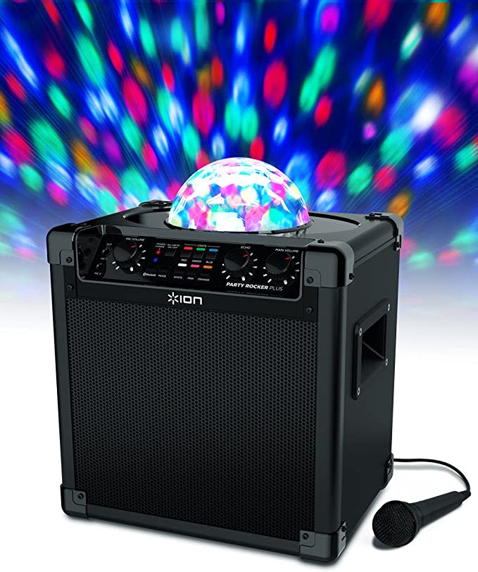 Bluetooth speaker with cheap disco lights