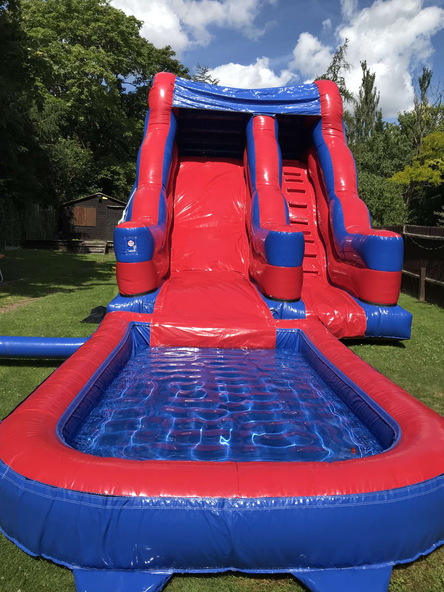 Magic time best sale inflatable water slide