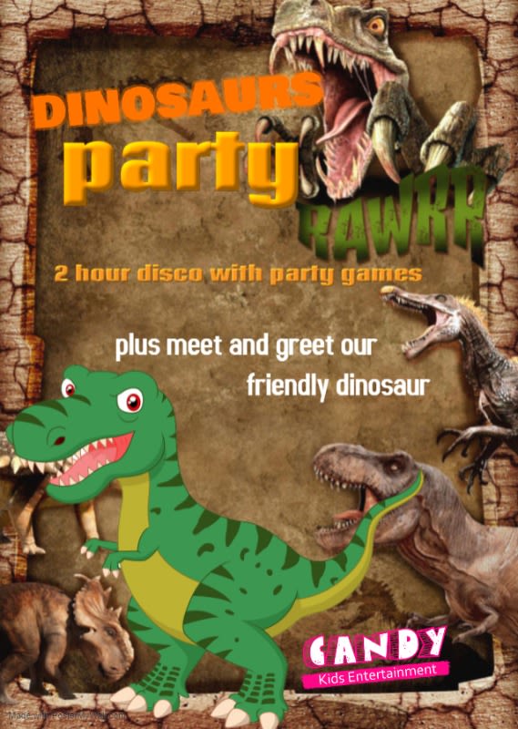 Dinosaur Party Games Pack