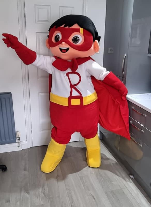 Ryan's world red titan 2024 costume