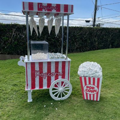 Mini deals popcorn cart