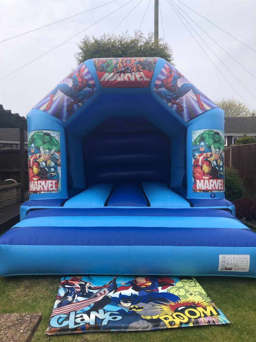 Hero Themed Bouncy Castle Bouncy Castle And Soft Play Hire In