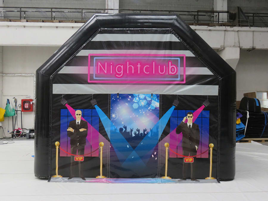 Inflatables night club in Worksop Nottinghamshire