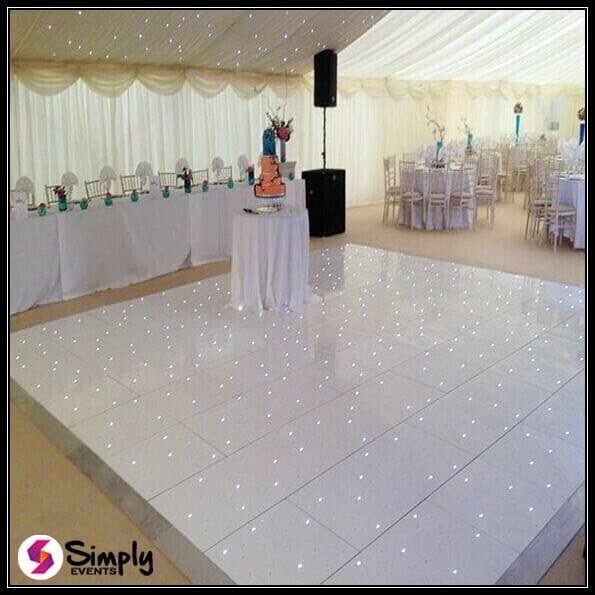 Led Starlight White Twinkling Dance Floor Bouncy Castles