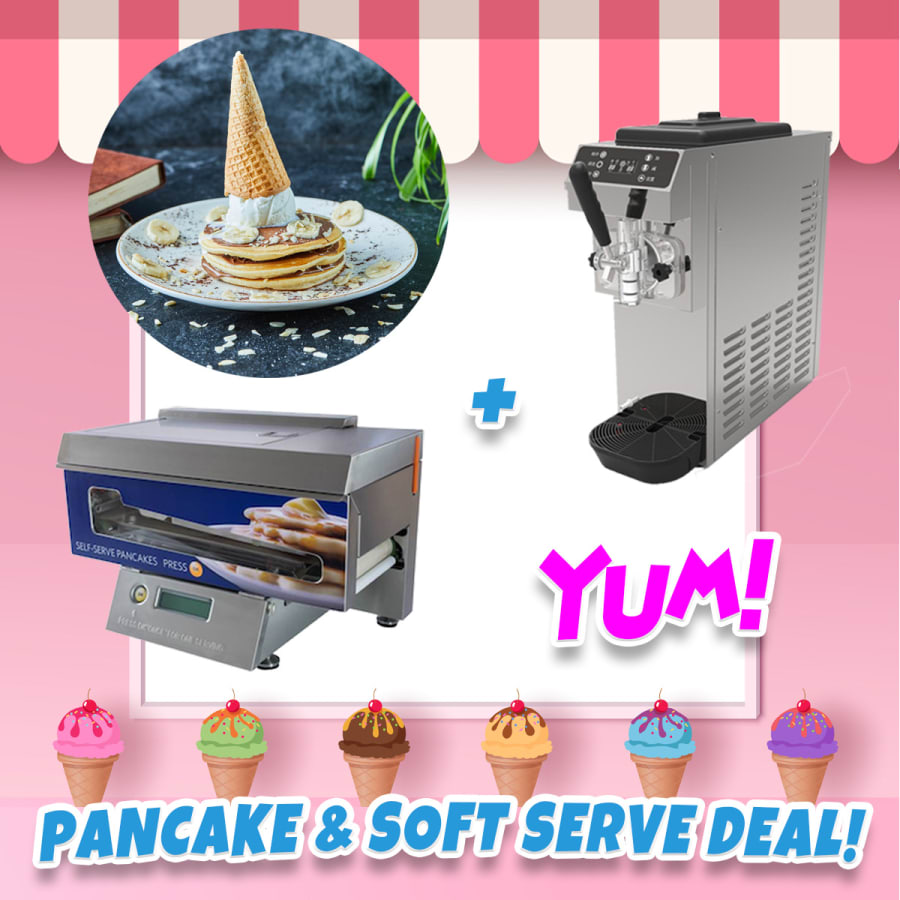 Soft serve machine discount hire