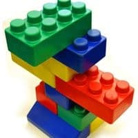 giant rubber lego bricks