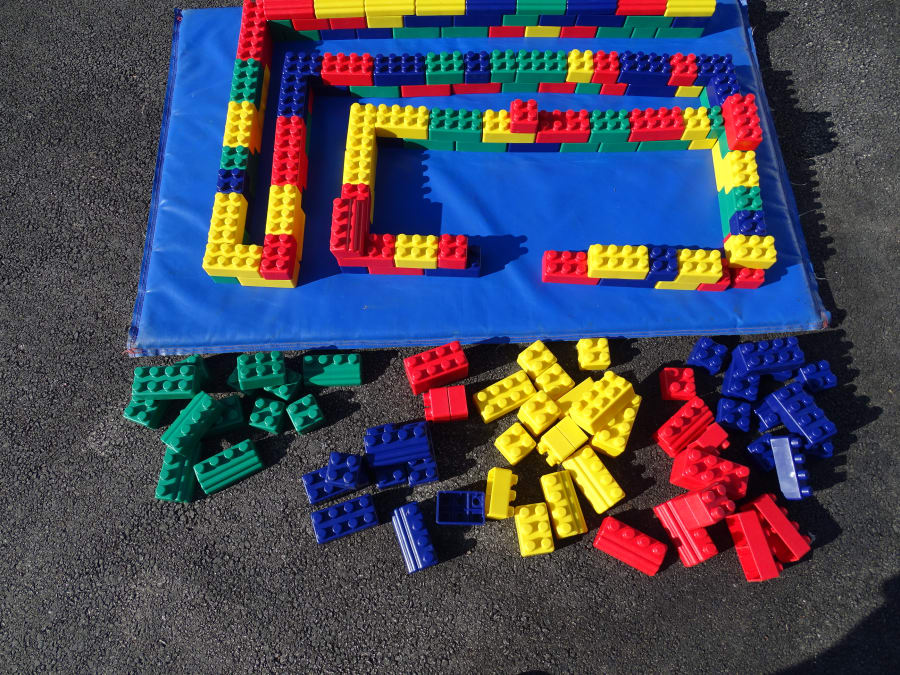 Rubber lego blocks deals