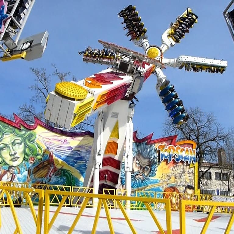 Thrill Ride Hire Top Scan Top Buzz Fairground Attraction