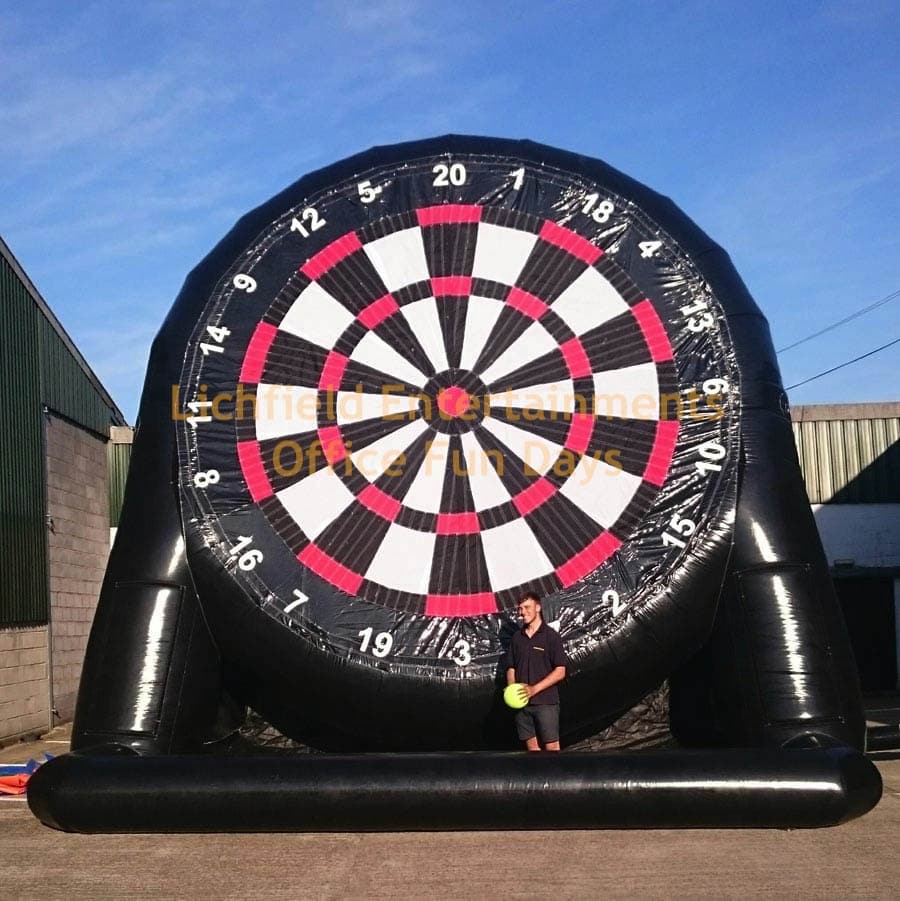 Giant Football Dartboard Office Fun Day Game Hire in Birmingham