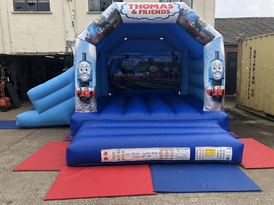 New Thomas The Tank Engine Bouncy Castle Side Slide Combo Bouncy