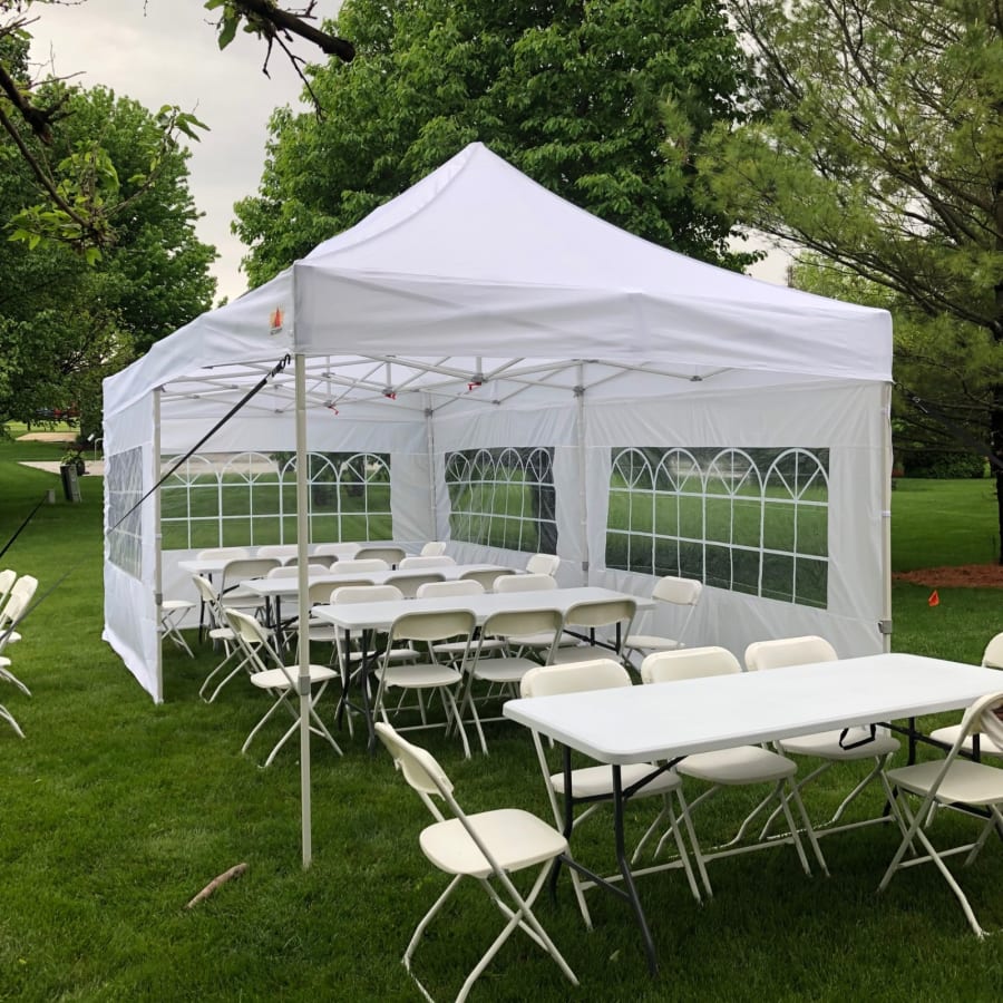 10 X 20 Canopy Party Event Rentals in North Aurora Aurora