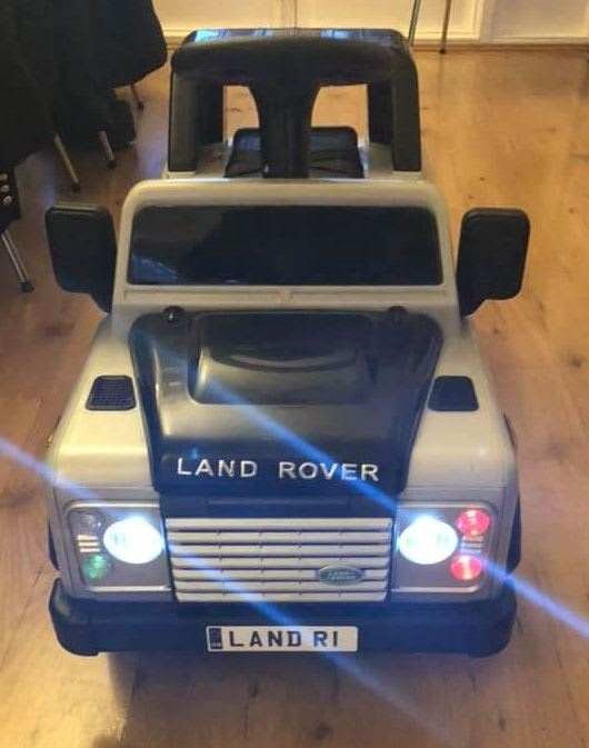 battery powered land rover