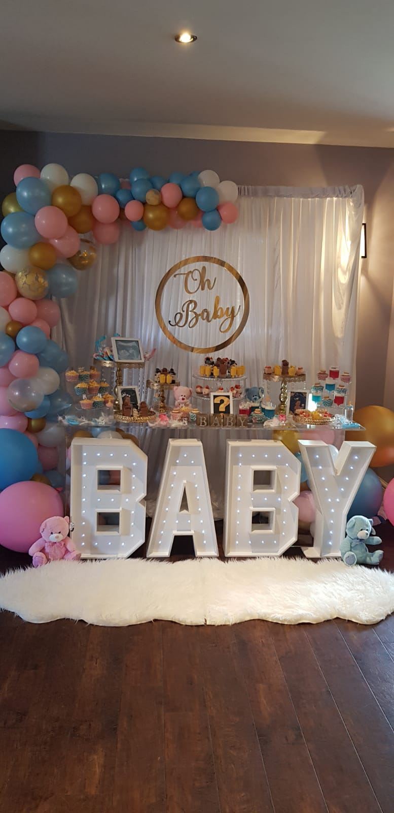 Baby Shower Ghost Table Birmingham