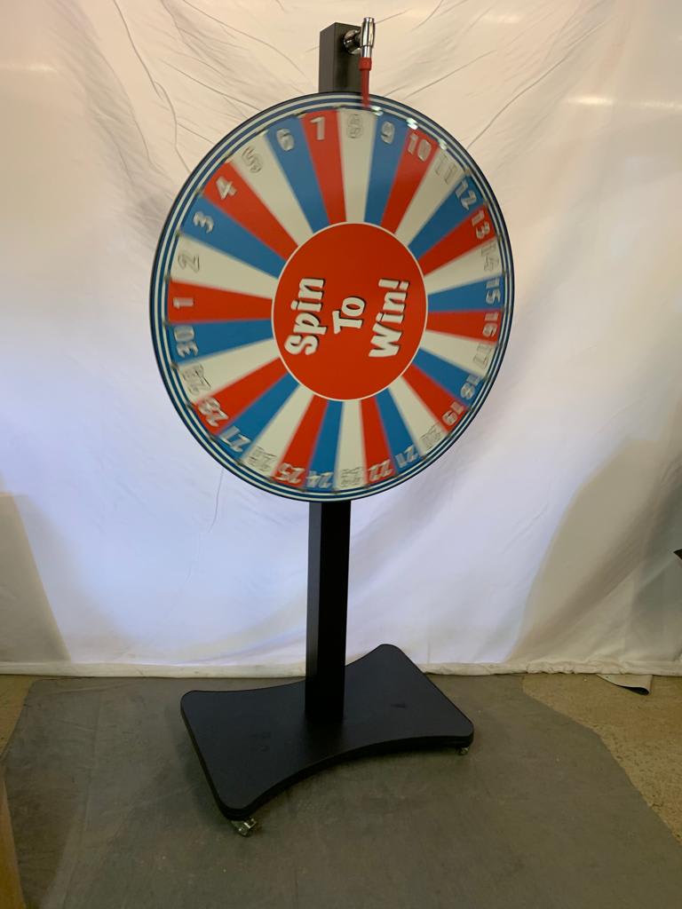 Spin the wheel Hire, Prize Wheel of Fortune Game Hire, UK