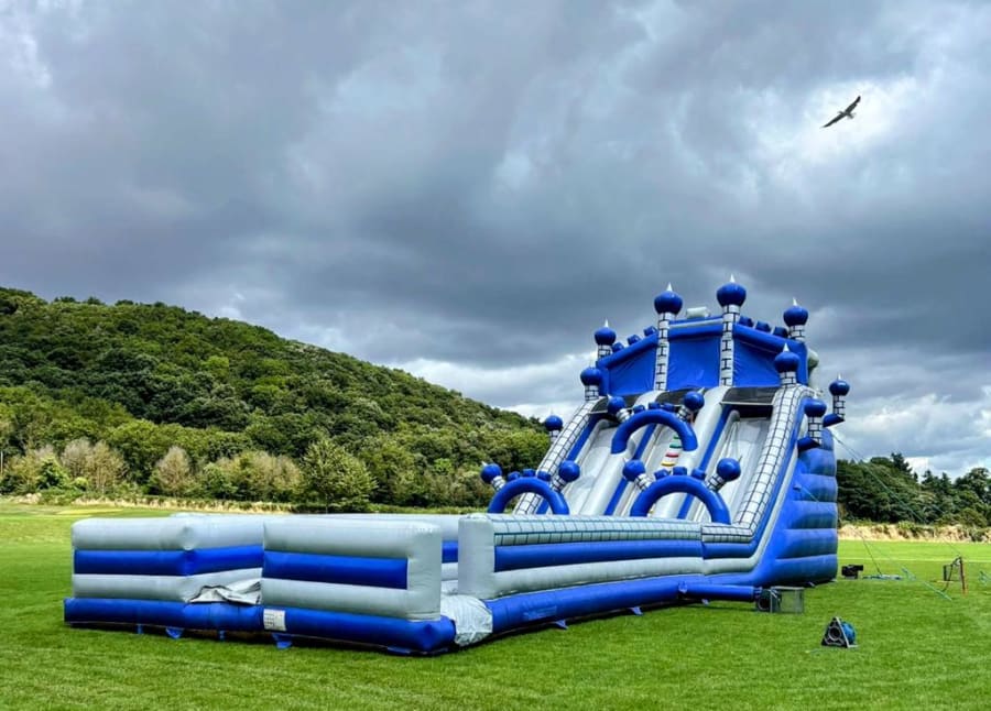 Large inflatable water deals slide