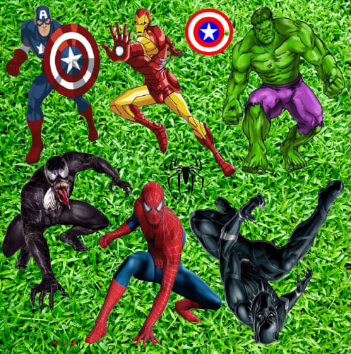 Avengers Super Hero Yard Card / charming yard / katy Cypress Houston