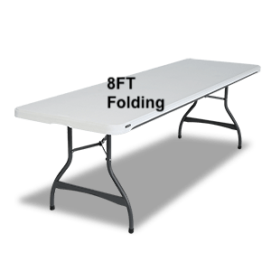 Foldable table rental hot sale