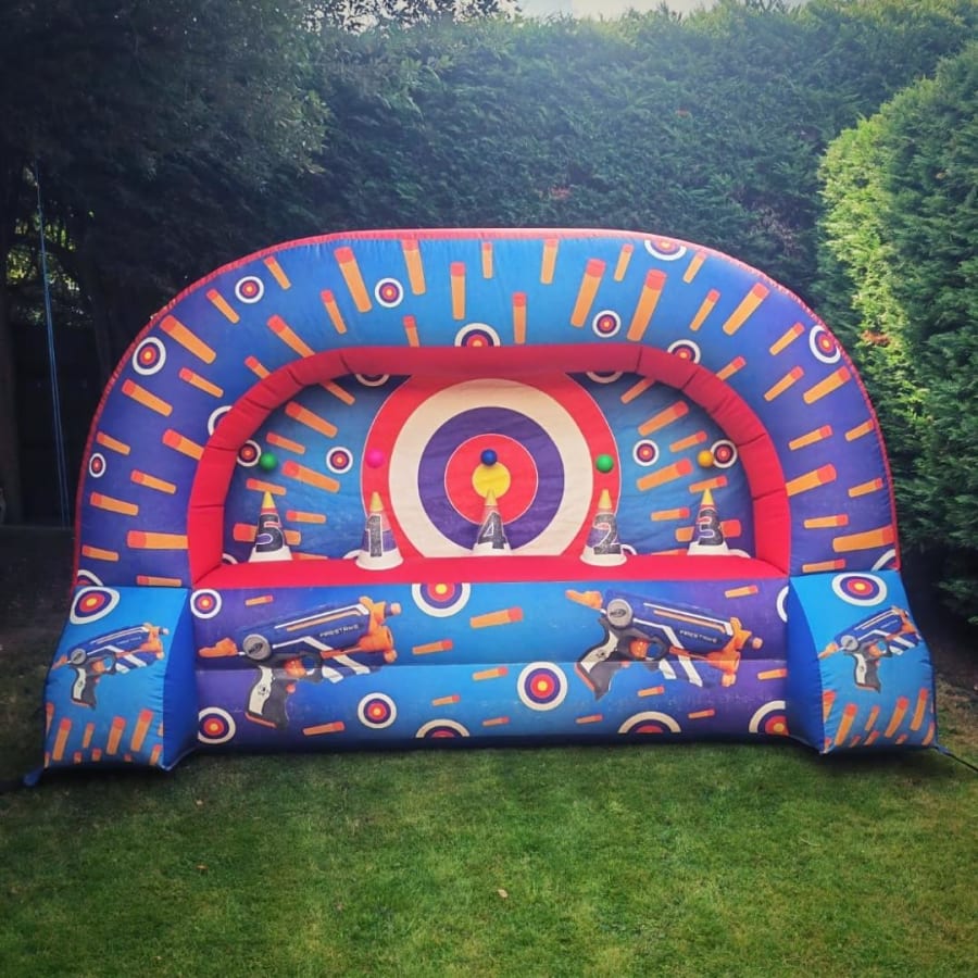 Inflatable nerf shooting range online