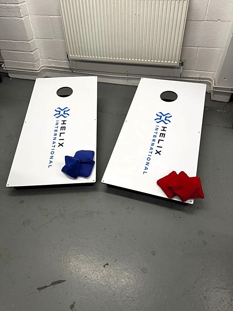 Custom Branded Corn Hole Pro Hire