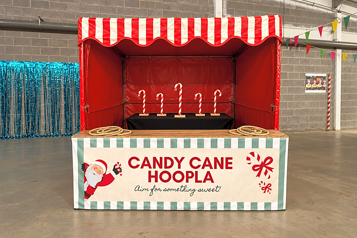 Christmas Candy Cane Hoopla - Side Stall Hire