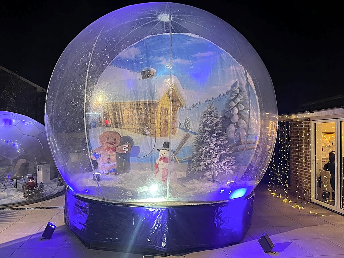 Christmas Giant Inflatable Snow Globe Hire