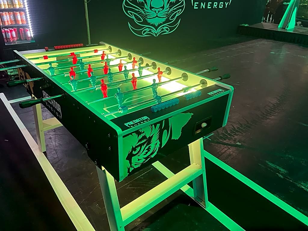 Football Table Hire - Bespoke Branded