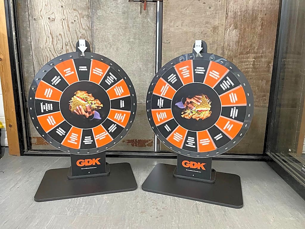 Table Top Spin The Wheel
