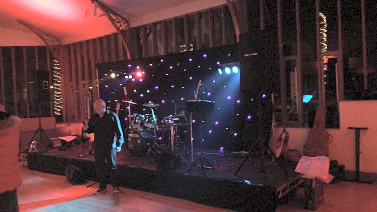 LED Star Cloth Backdrop 6m x 3m
