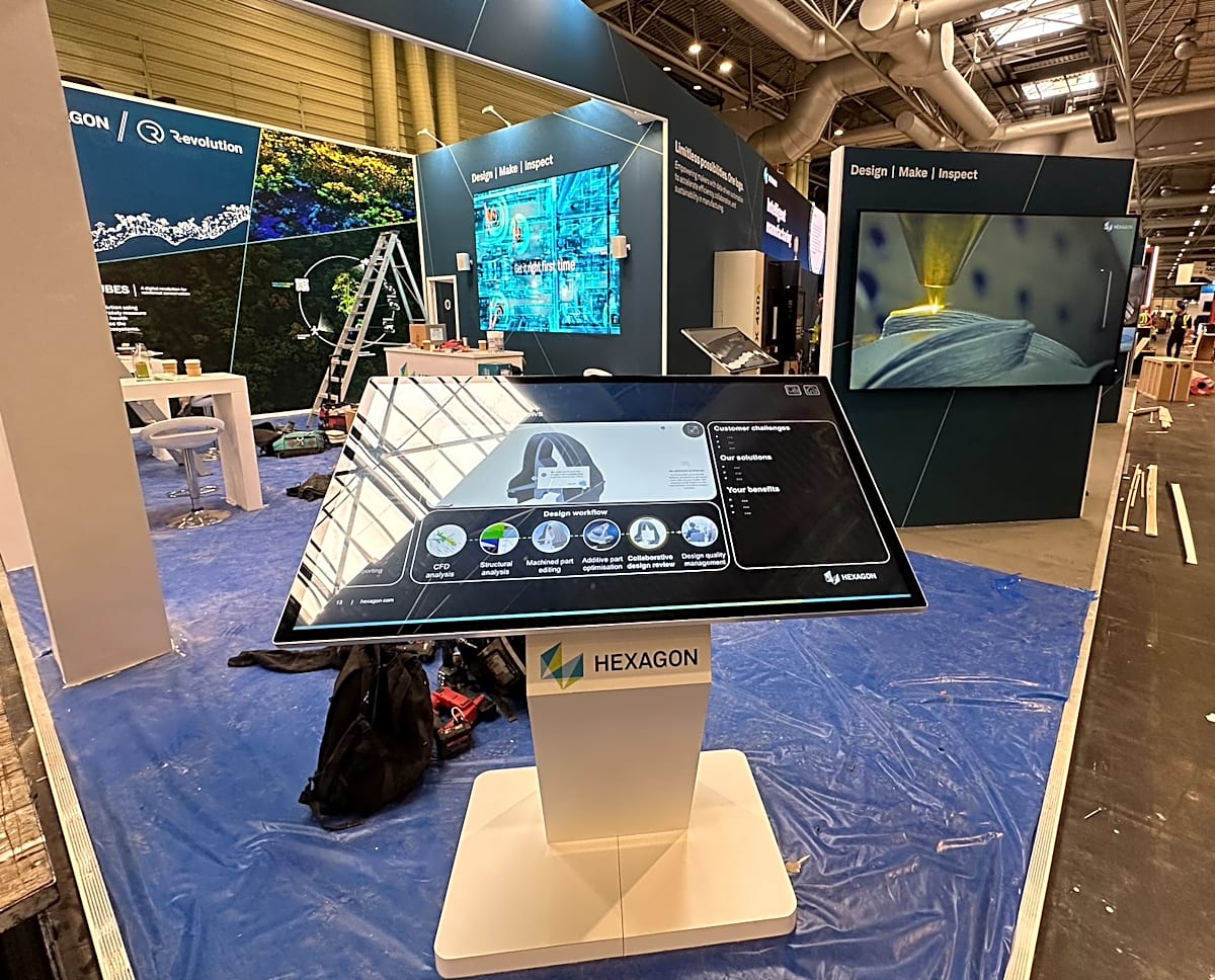 Exhibition Stand Kiosk Touch Screen Hire