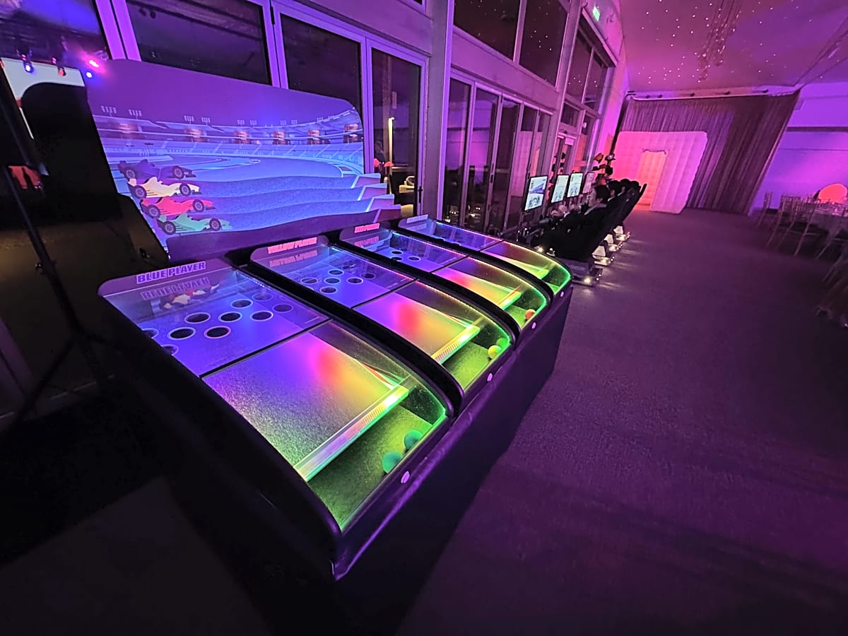 Race Car Theme Roll A Ball Derby Hire