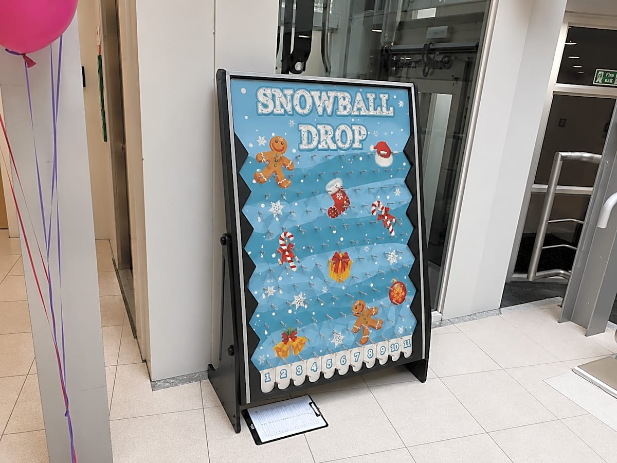 Christmas Themed Plinko Game Hire