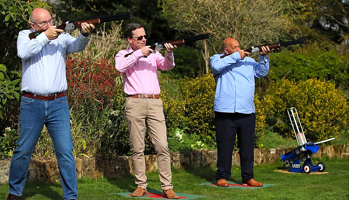 Laser Clay Pigeon Shooting