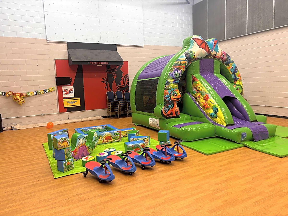 Dinosaur Soft Play Package Inc Bouncy Castle