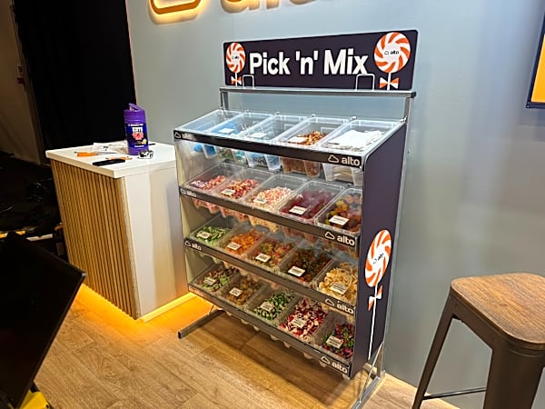(Custom Branded) Pick N Mix Sweetie Stand Hire