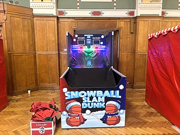 Snowball Themed Basketball Game Hire