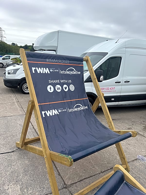 Giant Deckchair - Bespoke Branded – photo 2